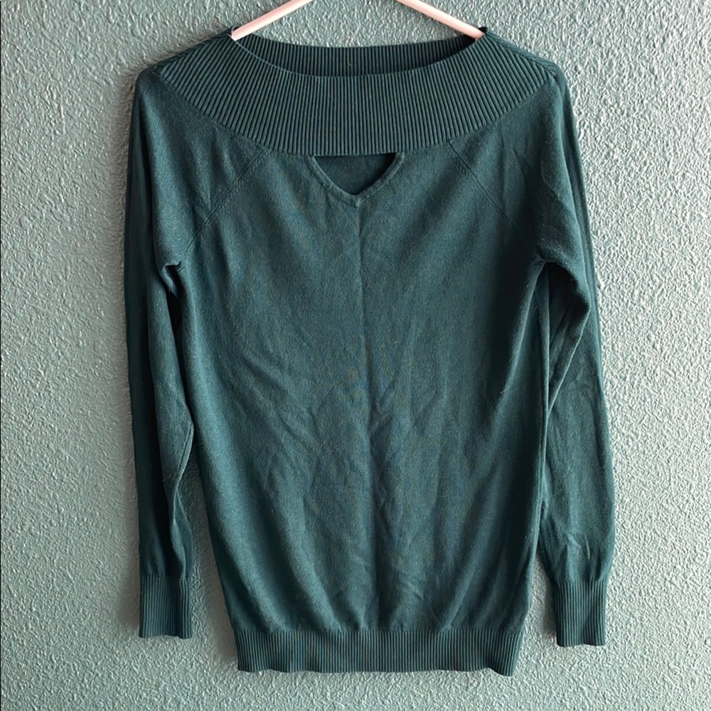 Maurices Teal Off-the-Shoulder Sweater